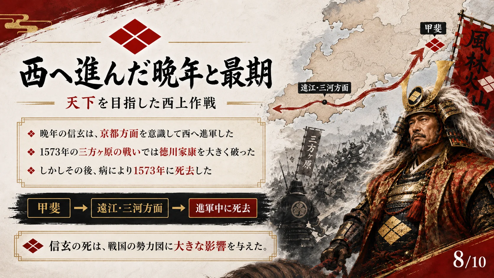 西へ進んだ晩年と最期