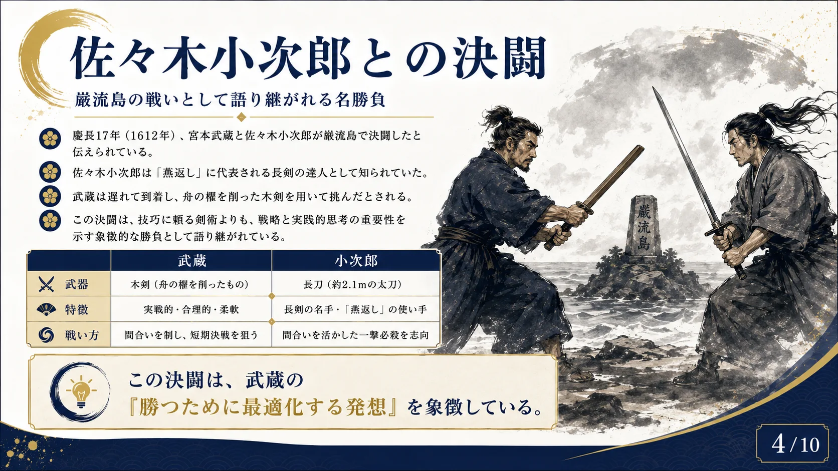 佐々木小次郎との決闘