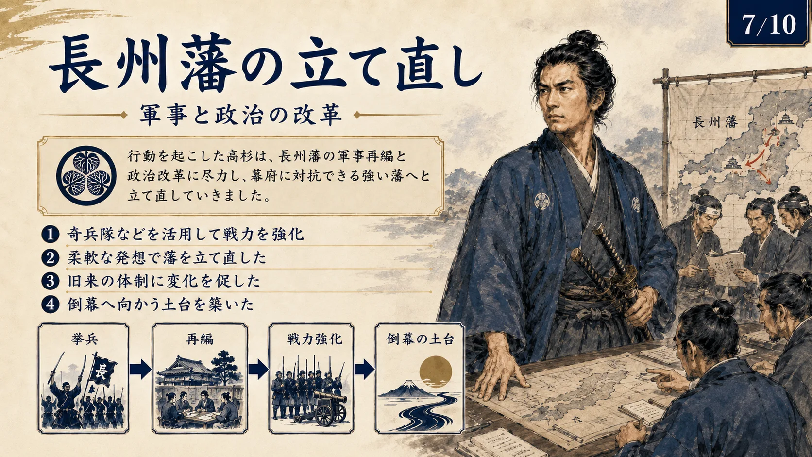 長州藩の立て直し