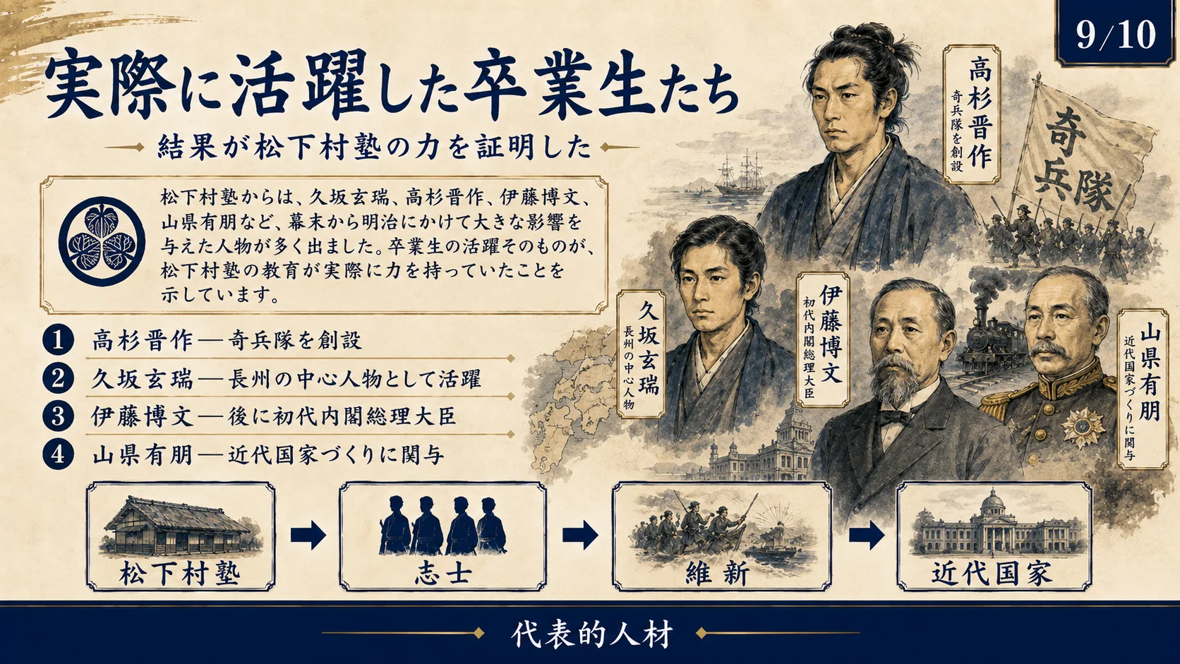 実際に活躍した卒業生たち
