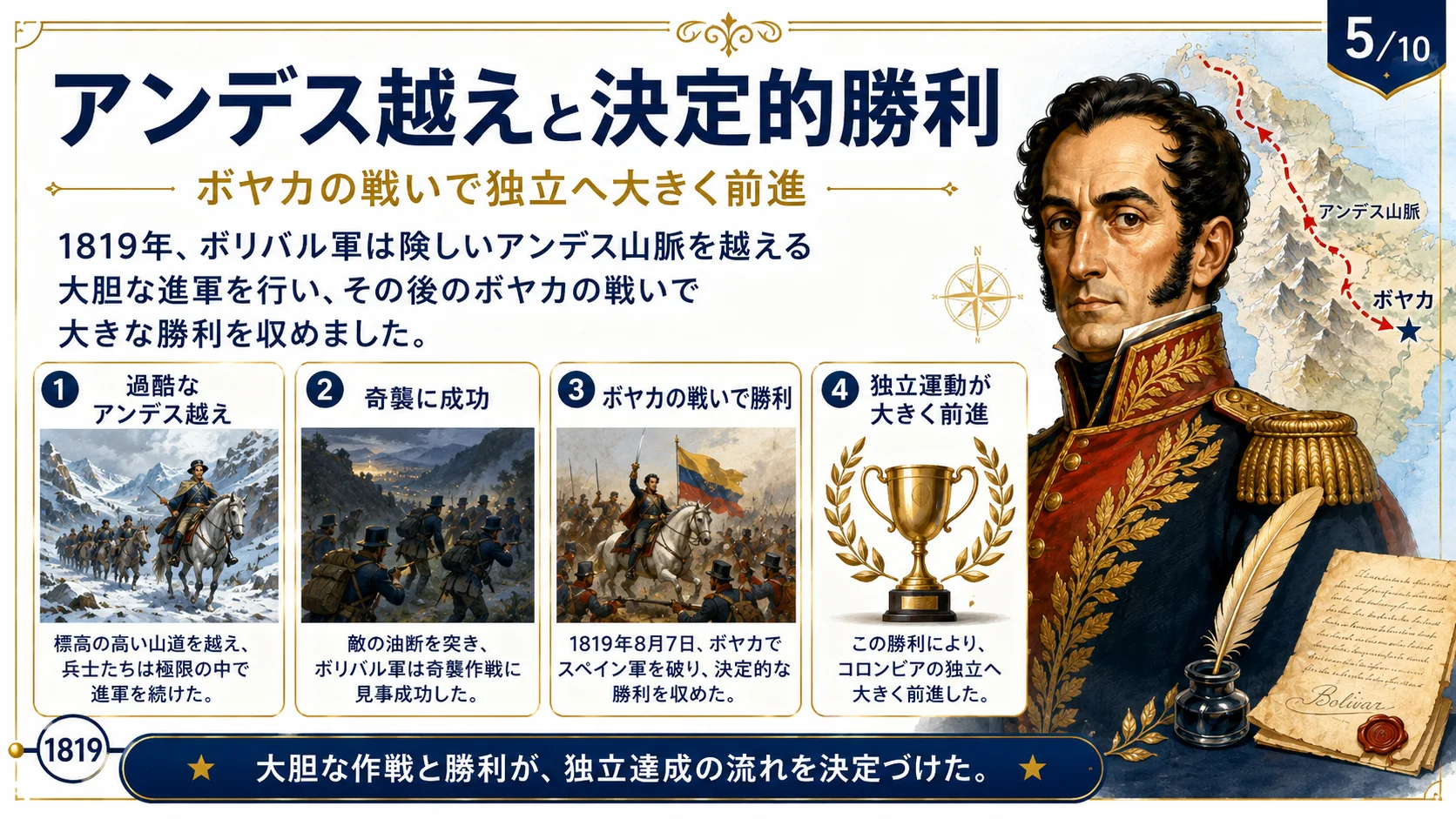 アンデス越えと決定的勝利