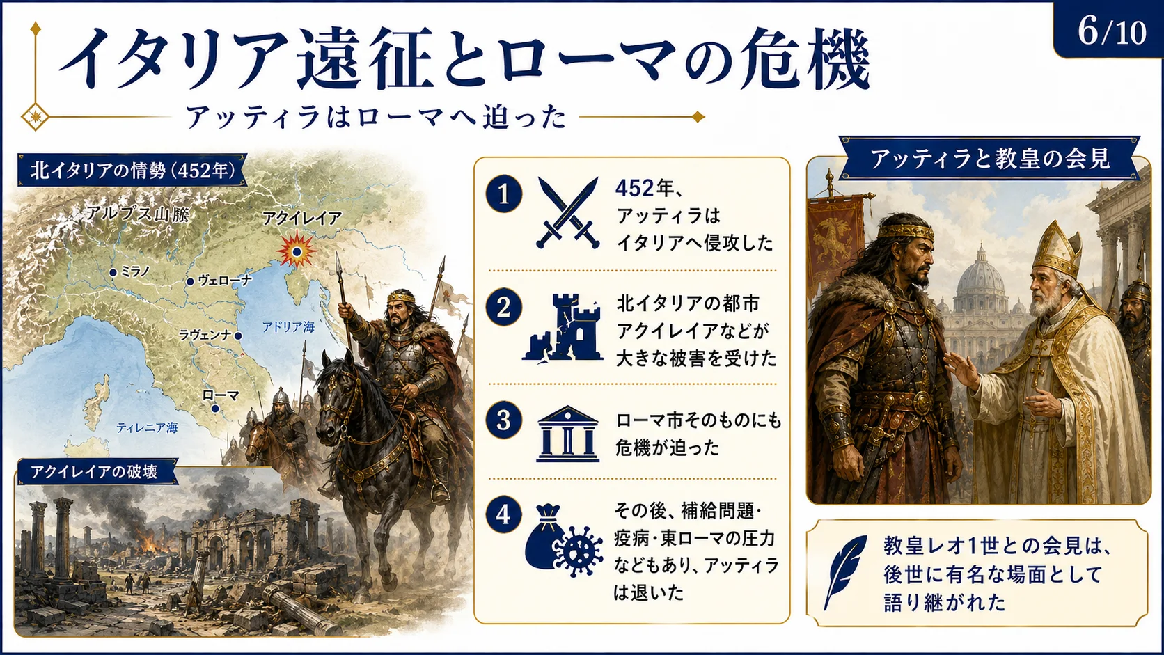 イタリア遠征とローマの危機