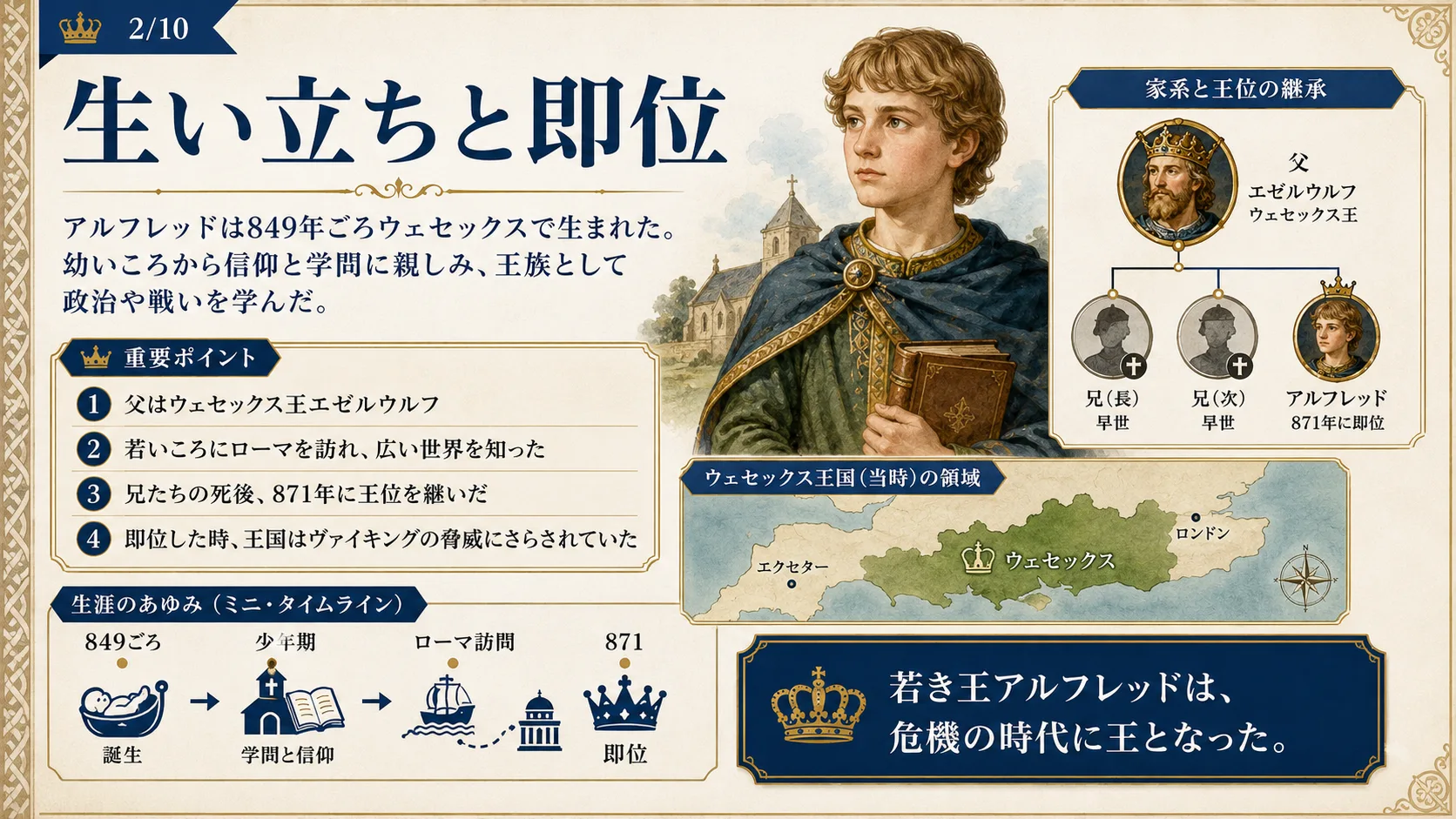 生い立ちと即位