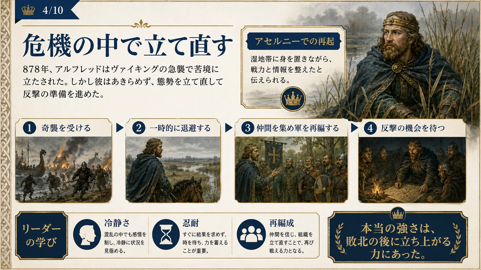 危機の中で立て直す