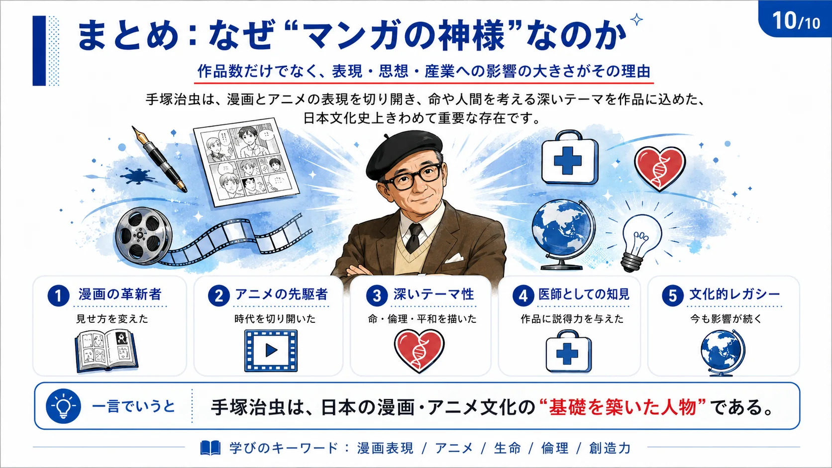 まとめ：なぜ"マンガの神様"なのか