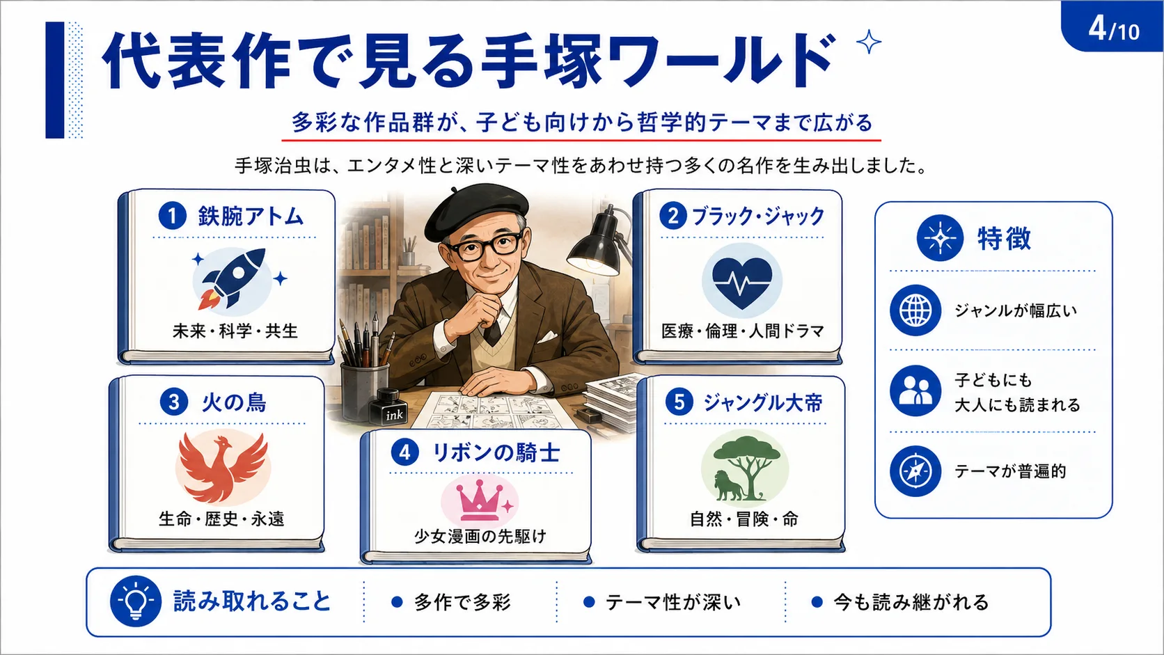 代表作で見る手塚ワールド