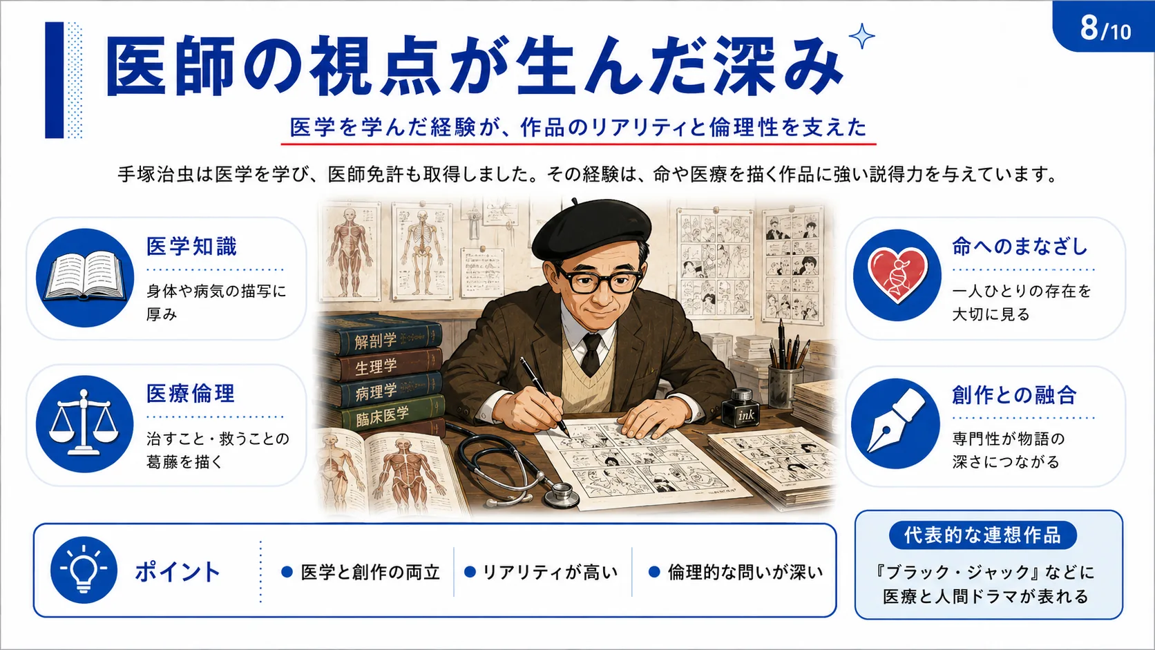 医師の視点が生んだ深み