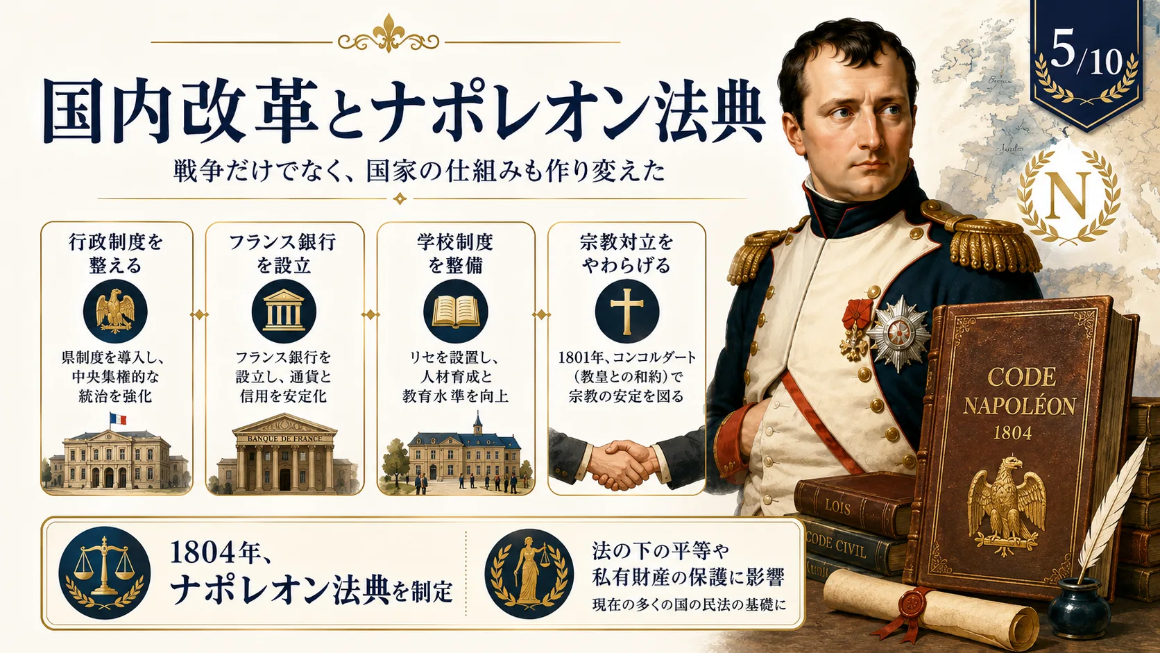 国内改革とナポレオン法典