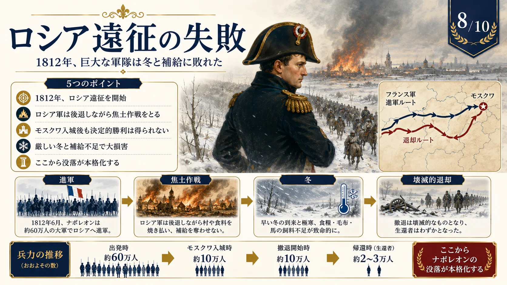 ロシア遠征の失敗