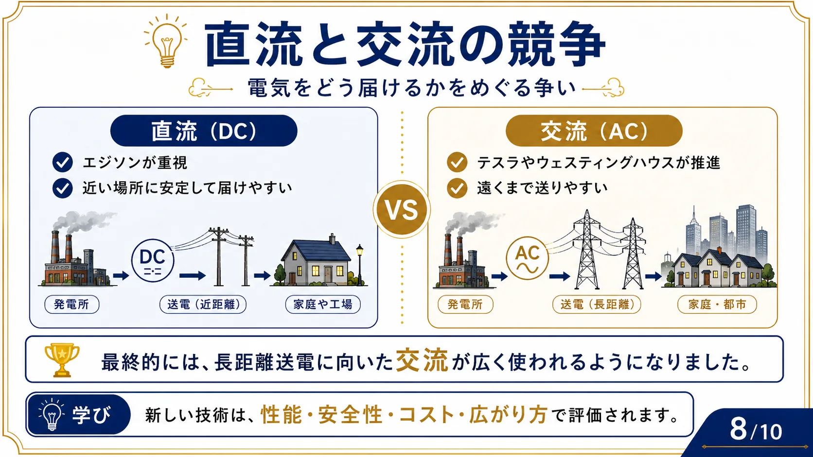 直流と交流の競争