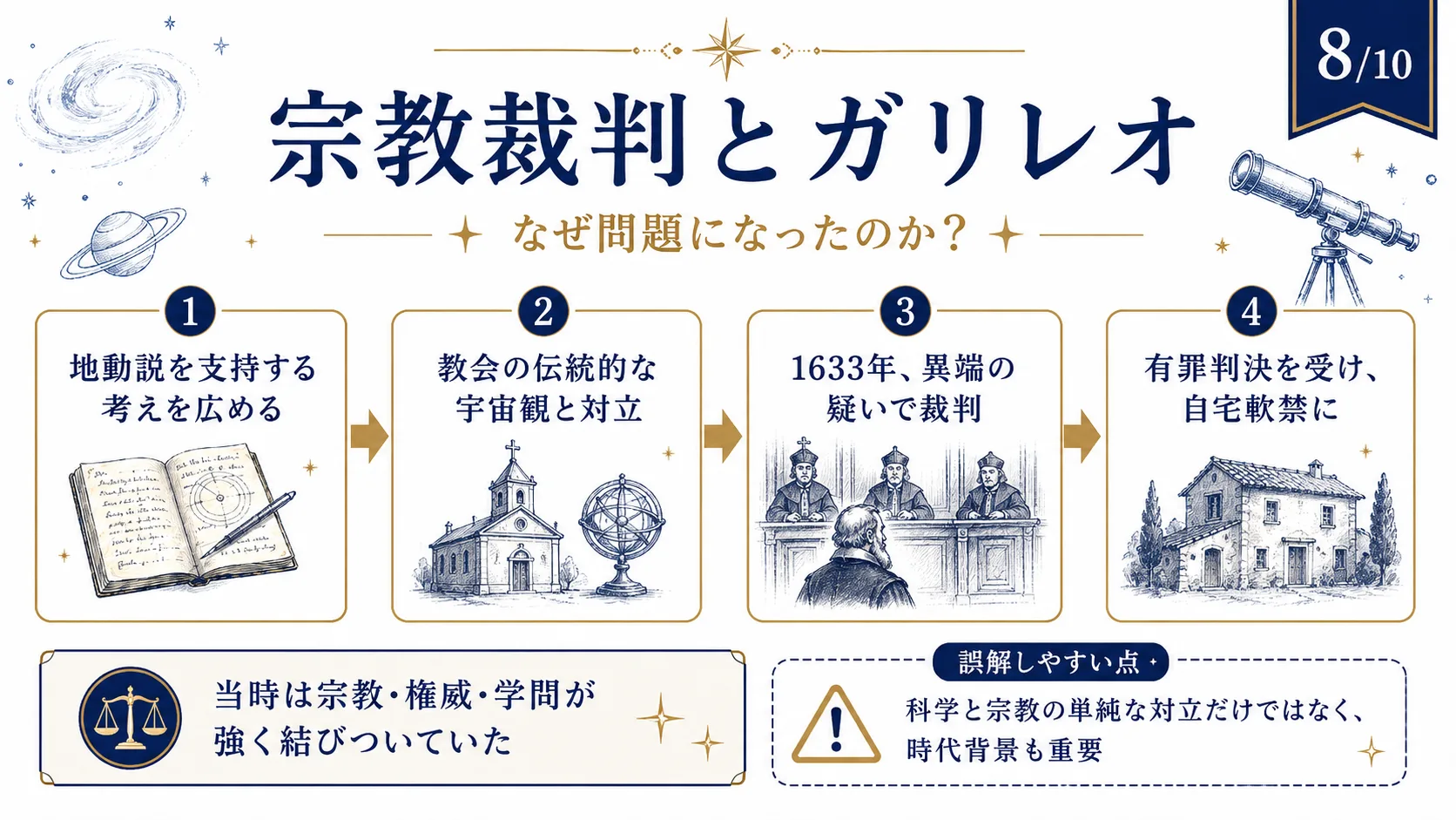 宗教裁判とガリレオ