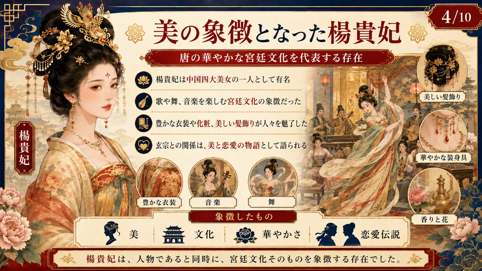 美の象徴となった楊貴妃