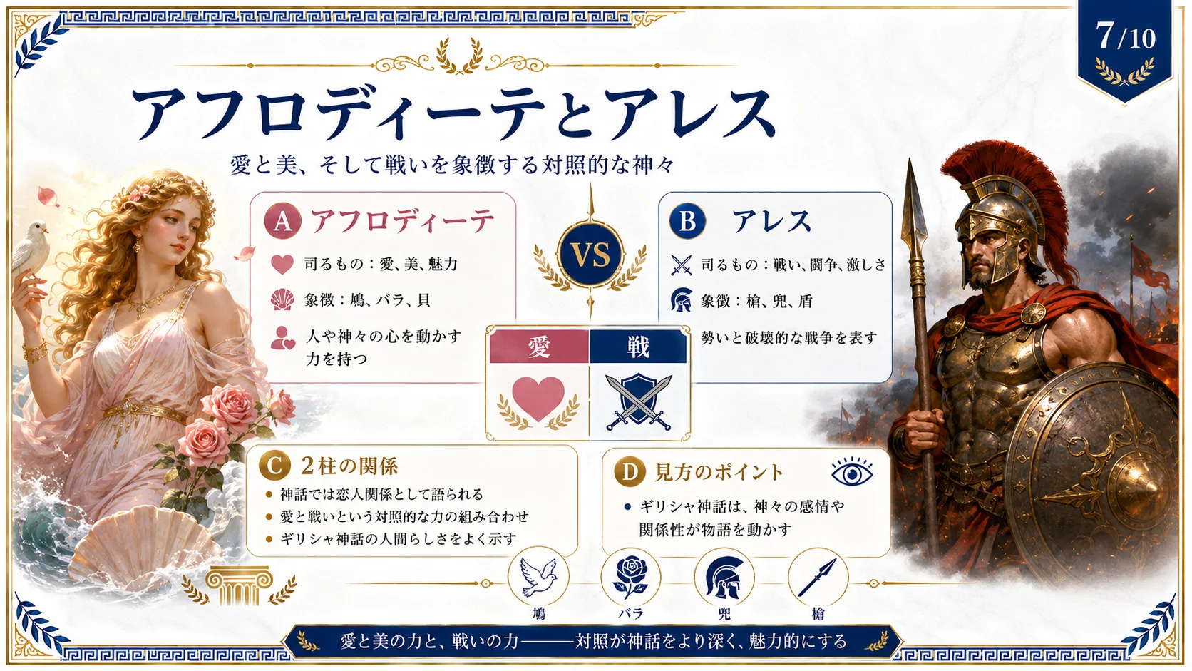 アフロディーテとアレス