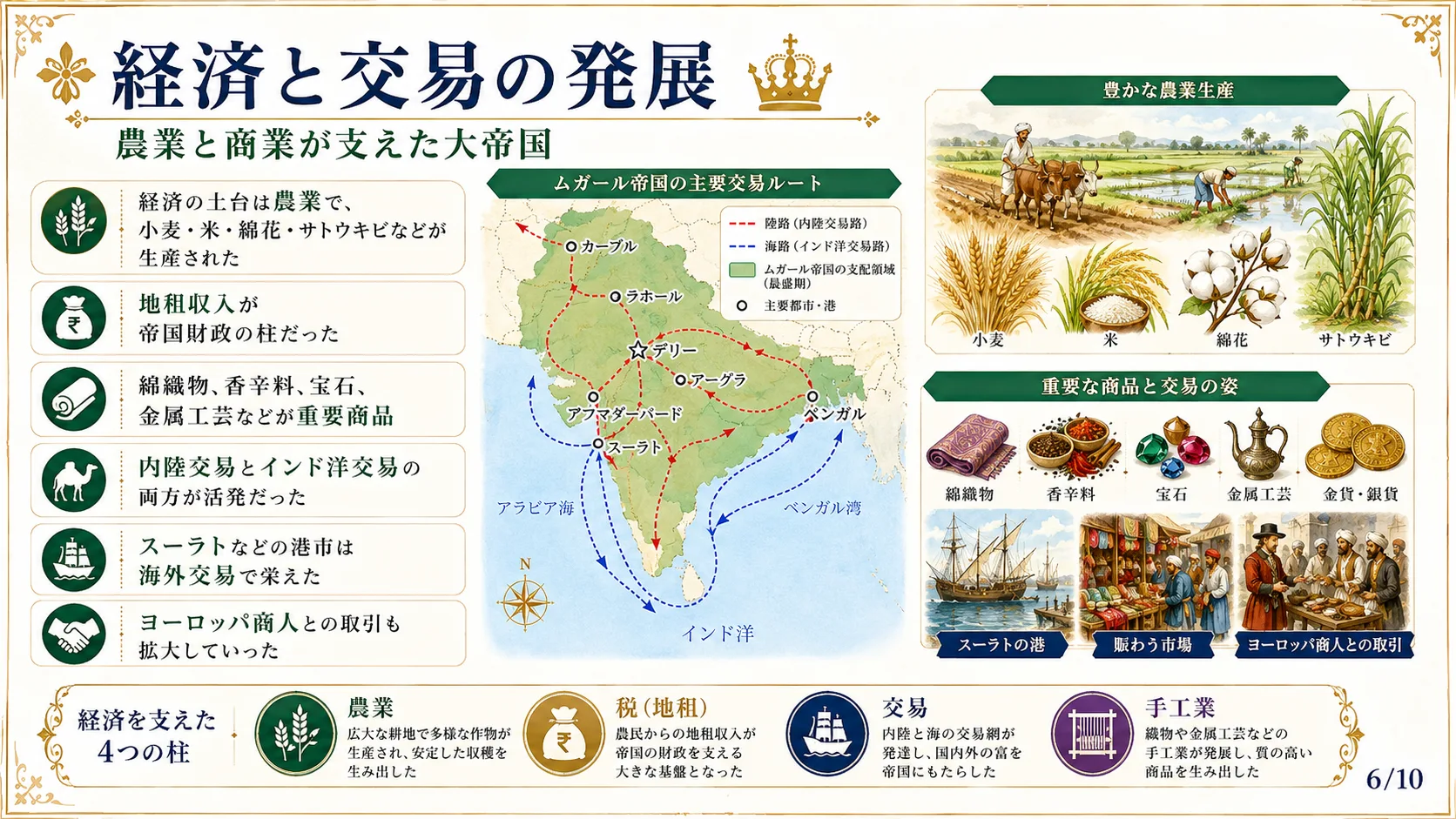 経済と交易の発展