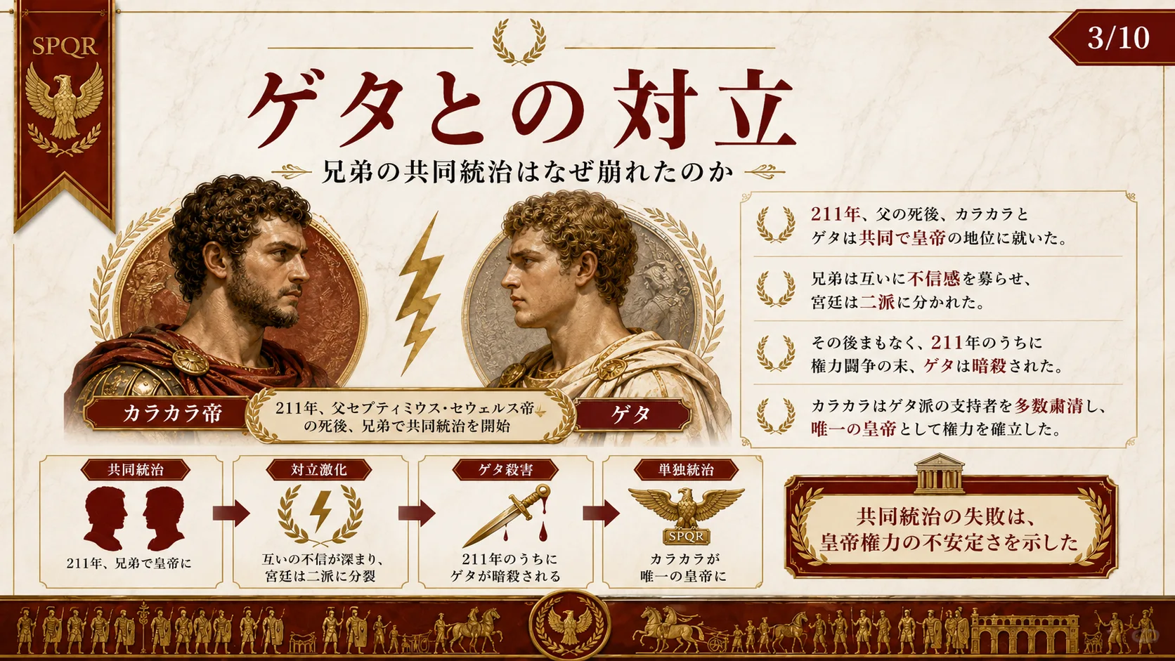 ゲタとの対立
