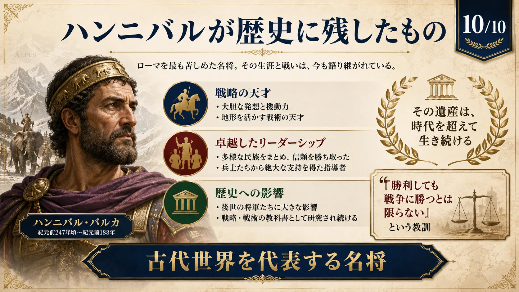 ハンニバルが歴史に残したもの