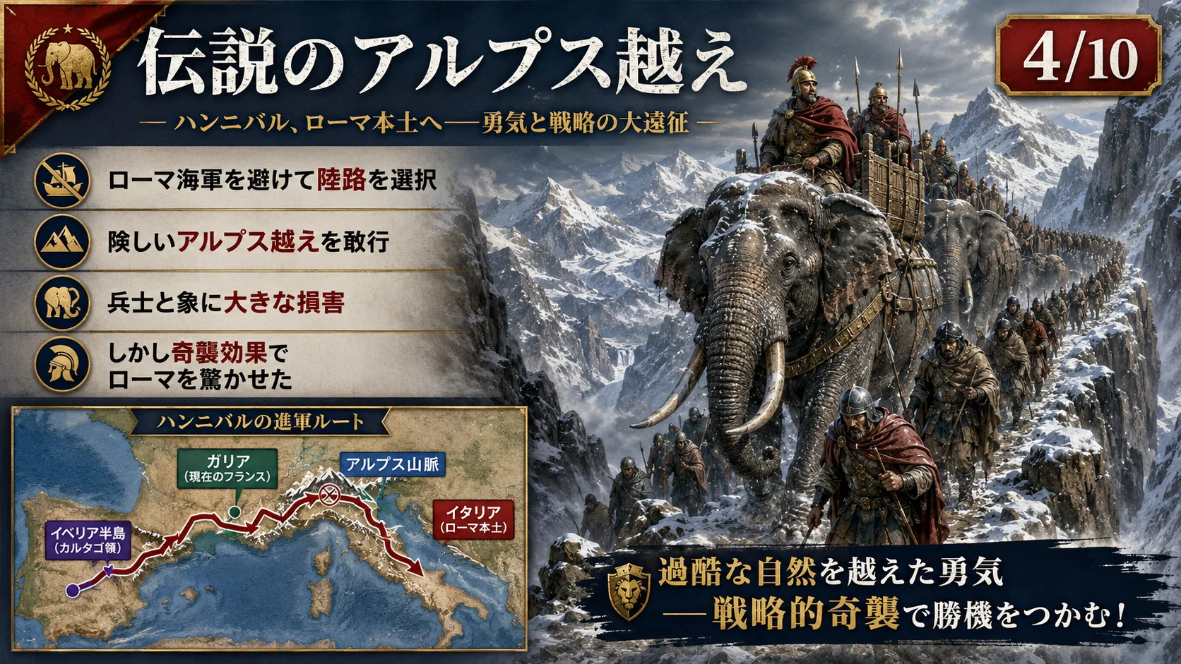 伝説のアルプス越え