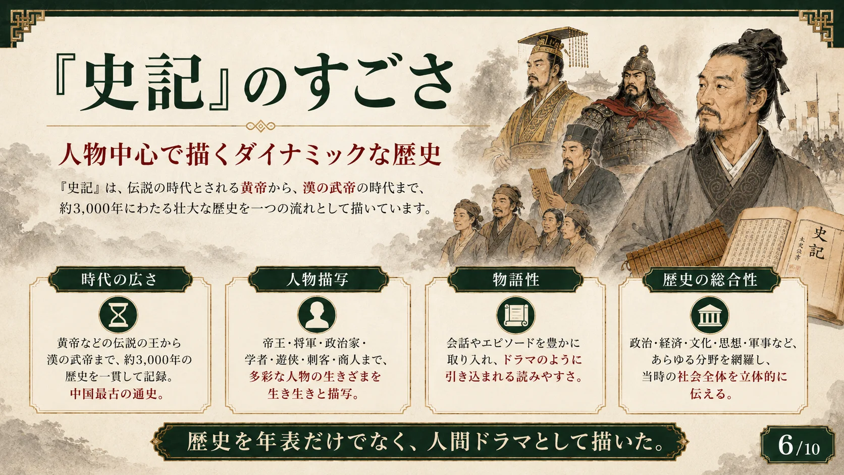 『史記』のすごさ