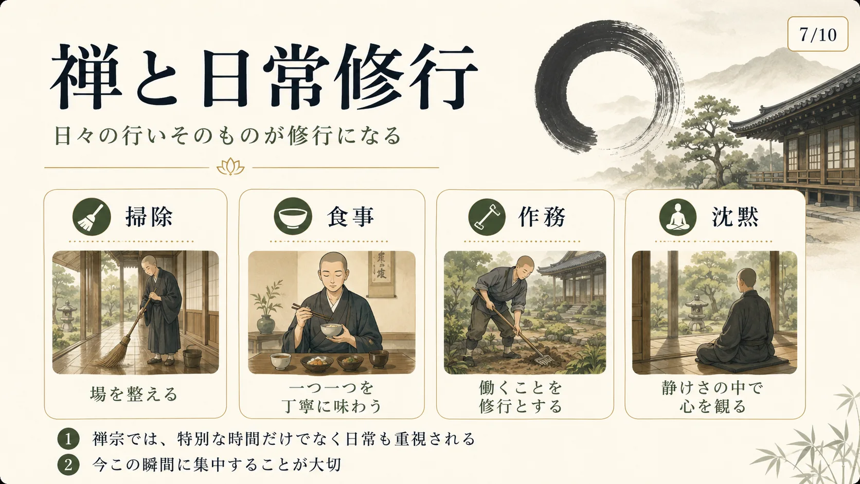 禅と日常修行