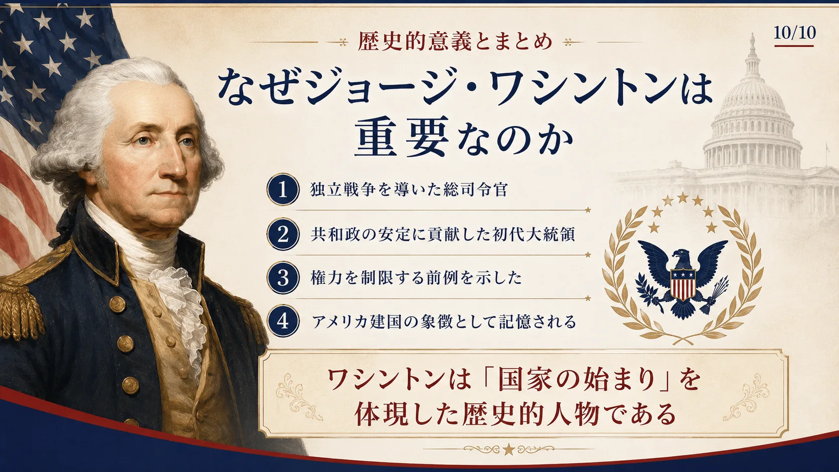 なぜジョージ・ワシントンは重要なのか