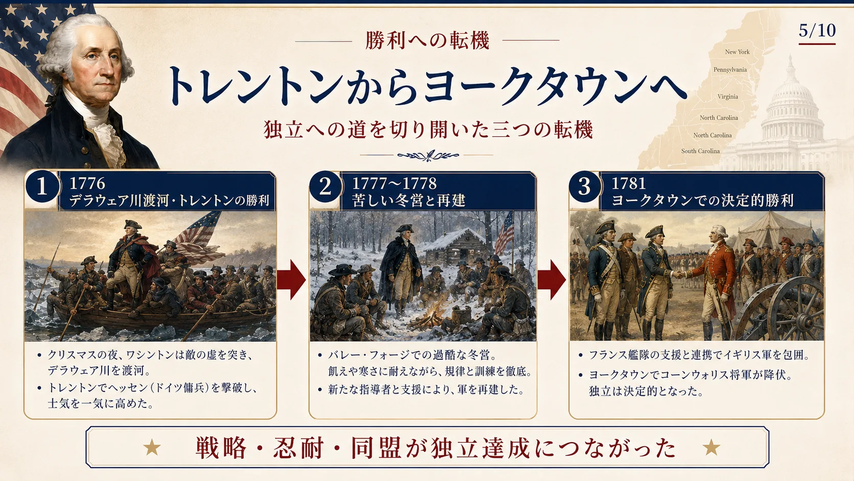 トレントンからヨークタウンへ