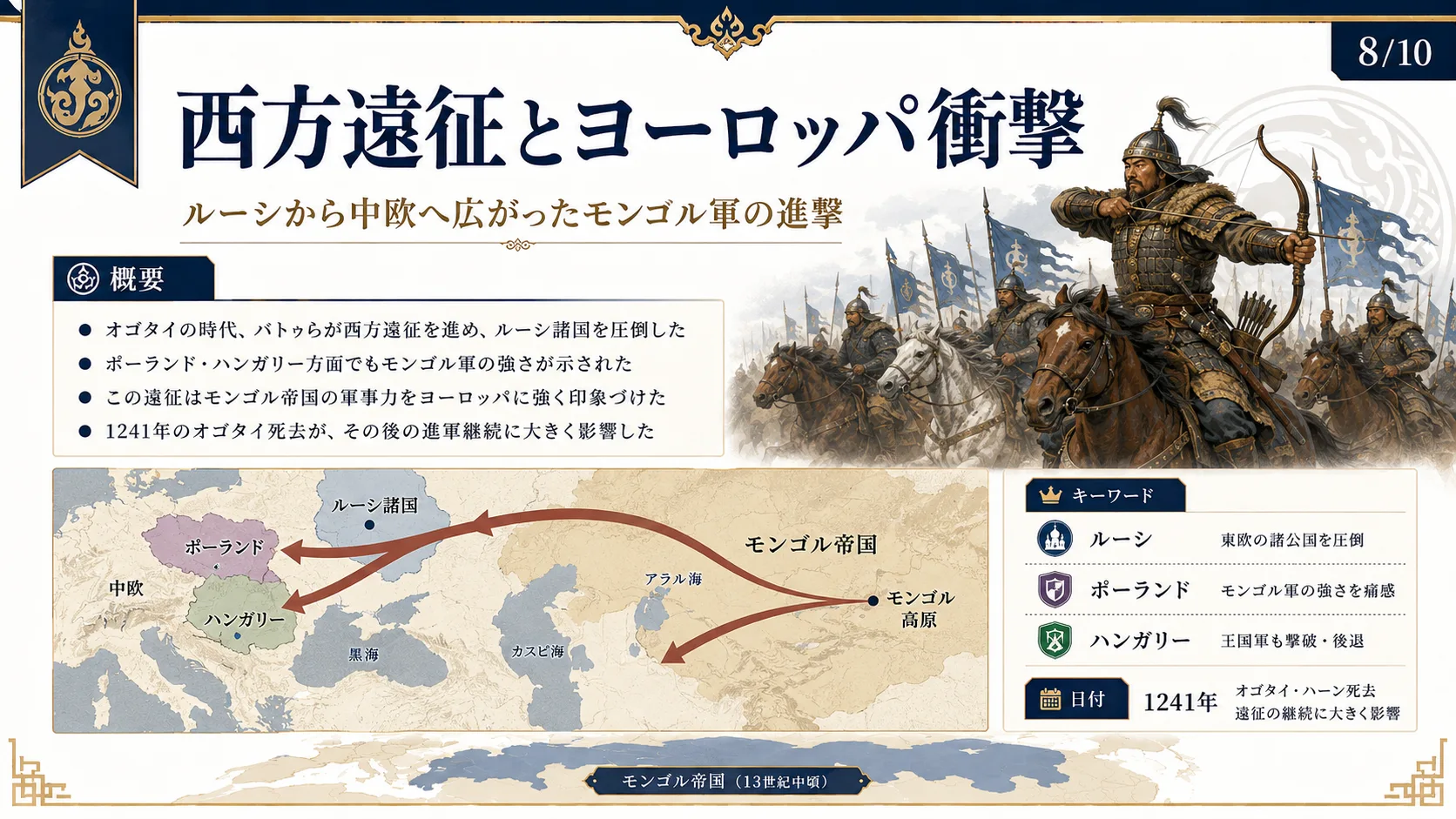 西方遠征とヨーロッパへの衝撃