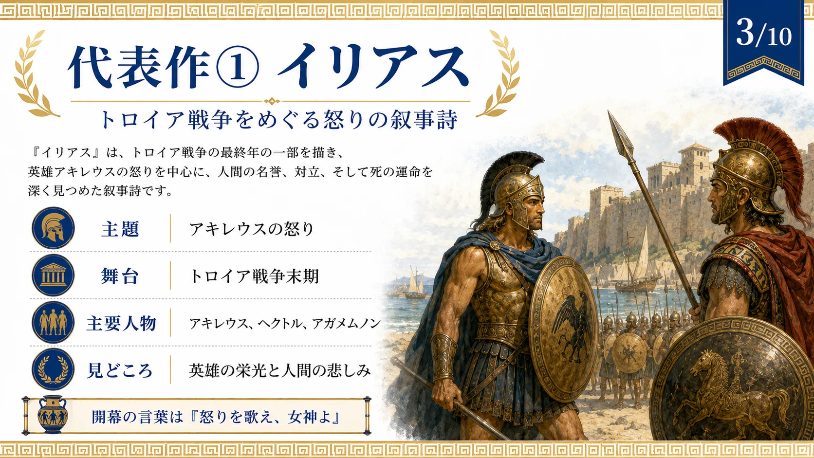 代表作① イリアス