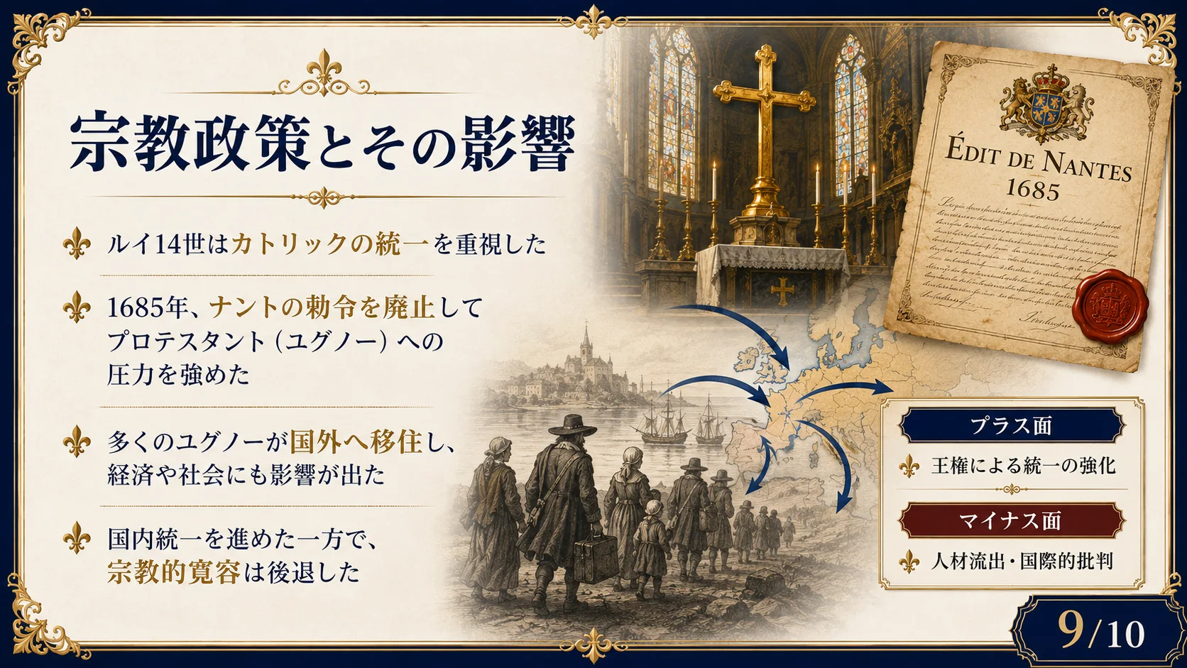 宗教政策とその影響