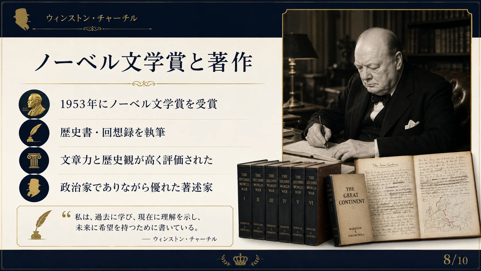 ノーベル文学賞と著作
