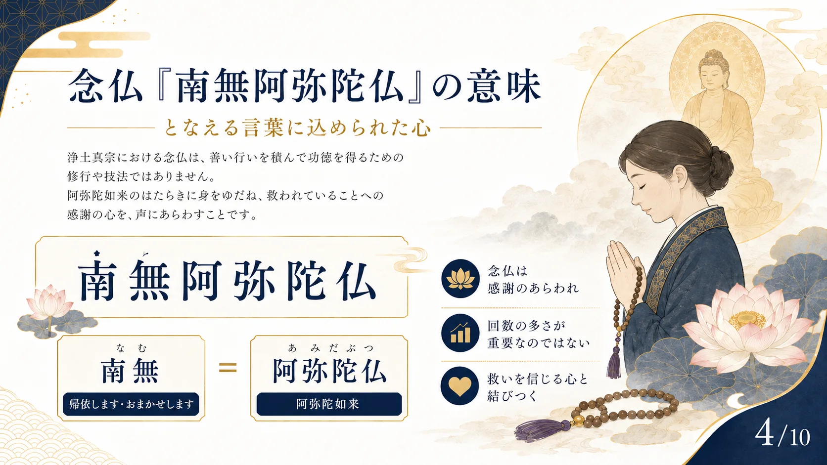 念仏「南無阿弥陀仏」の意味