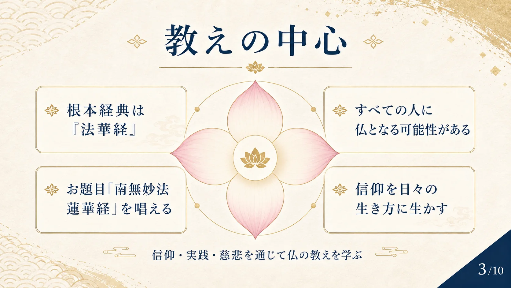 教えの中心