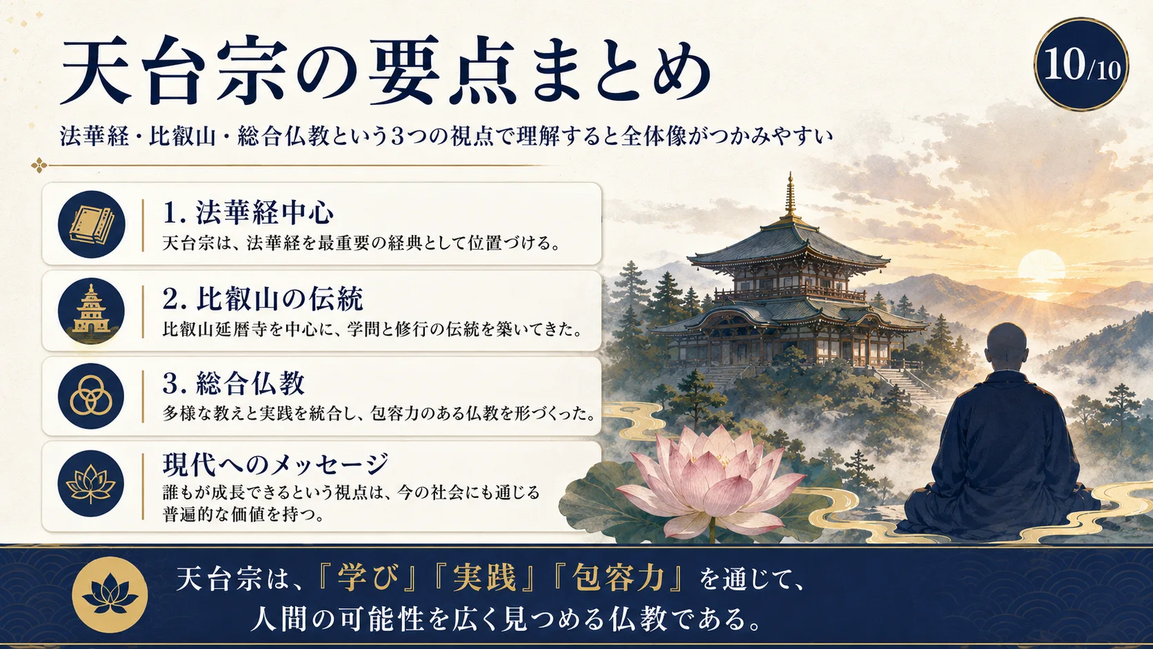 天台宗の要点まとめ