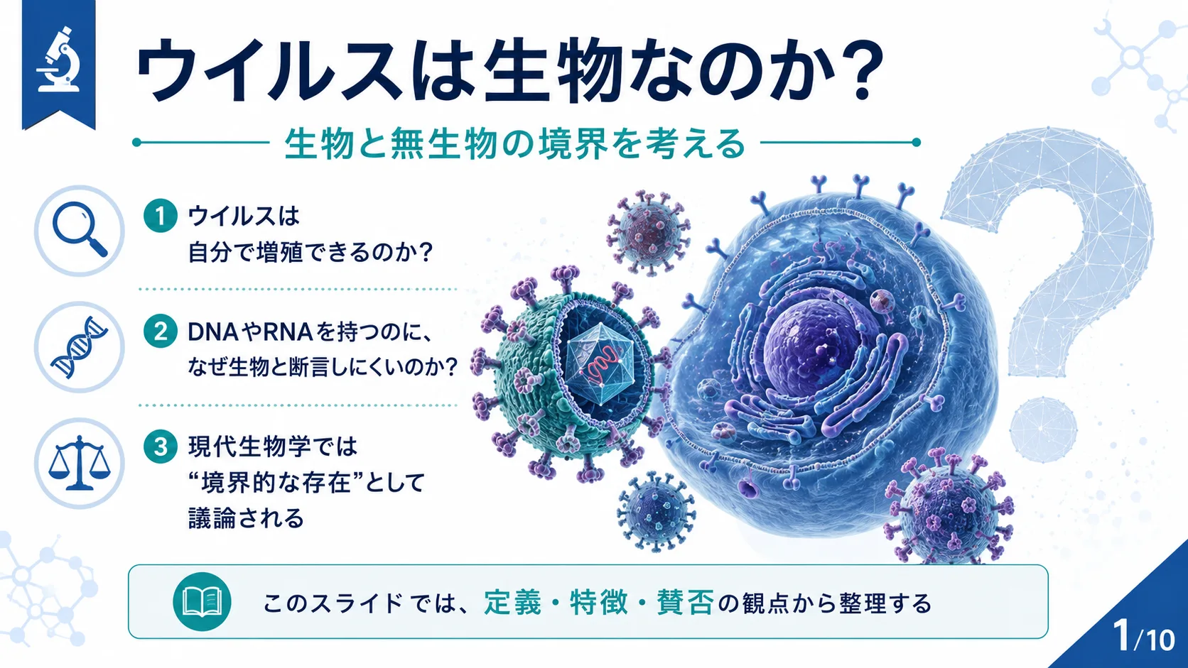 ウイルスは生物なのか?