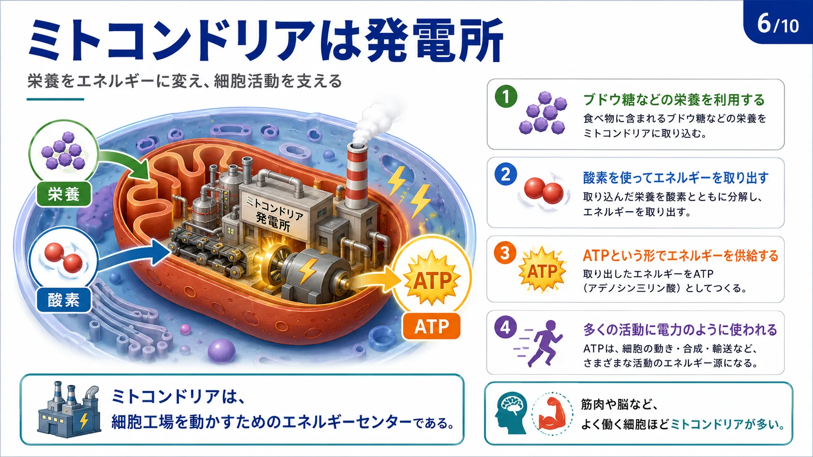 ミトコンドリアは発電所
