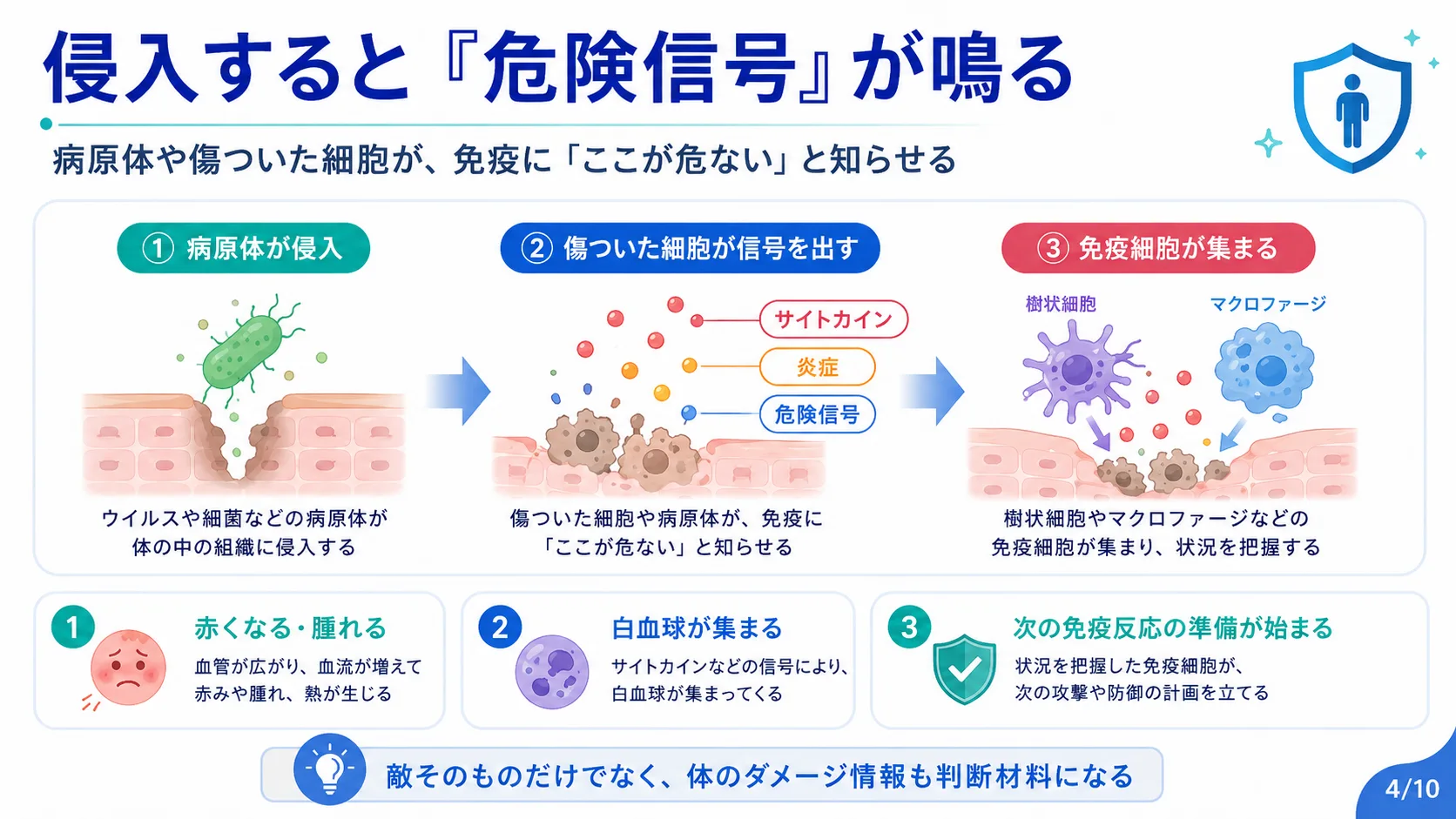 侵入すると『危険信号』が鳴る