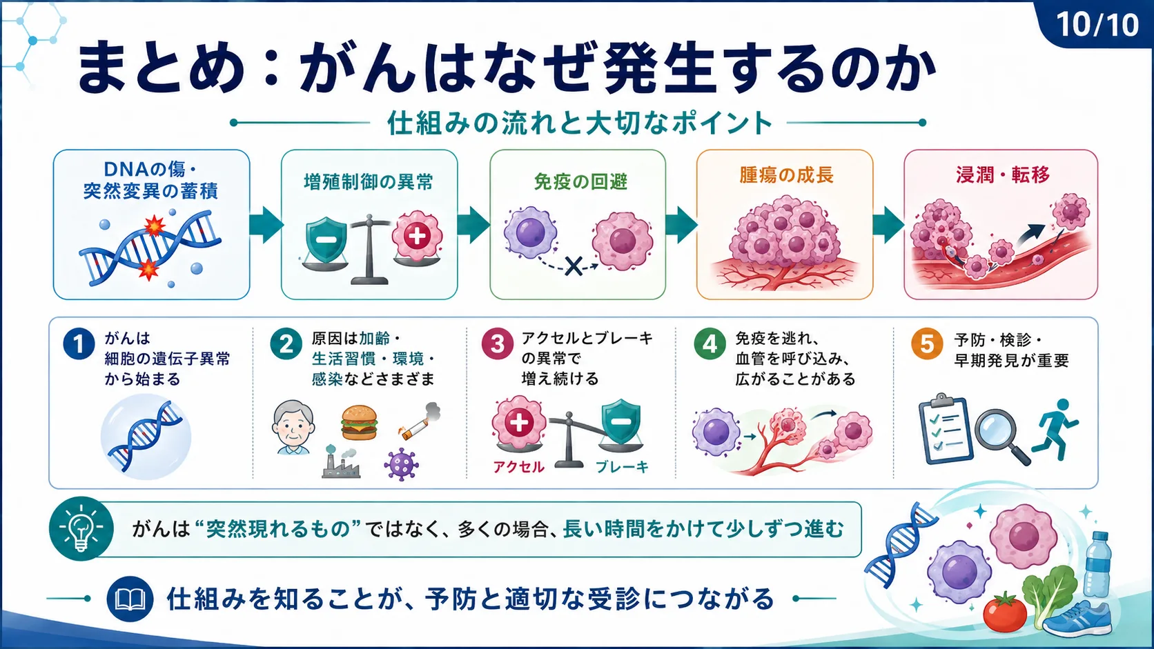 まとめ：がんはなぜ発生するのか