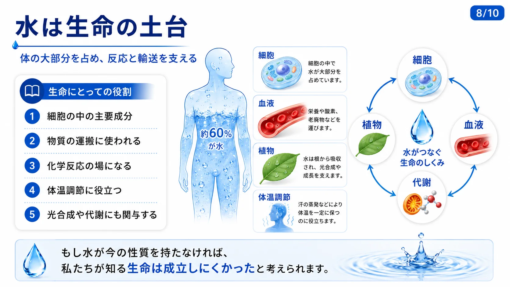 水は生命の土台