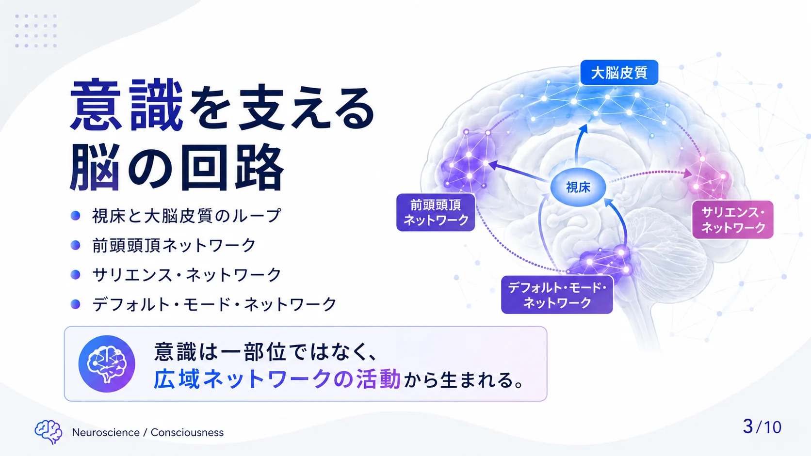 意識を支える脳の回路
