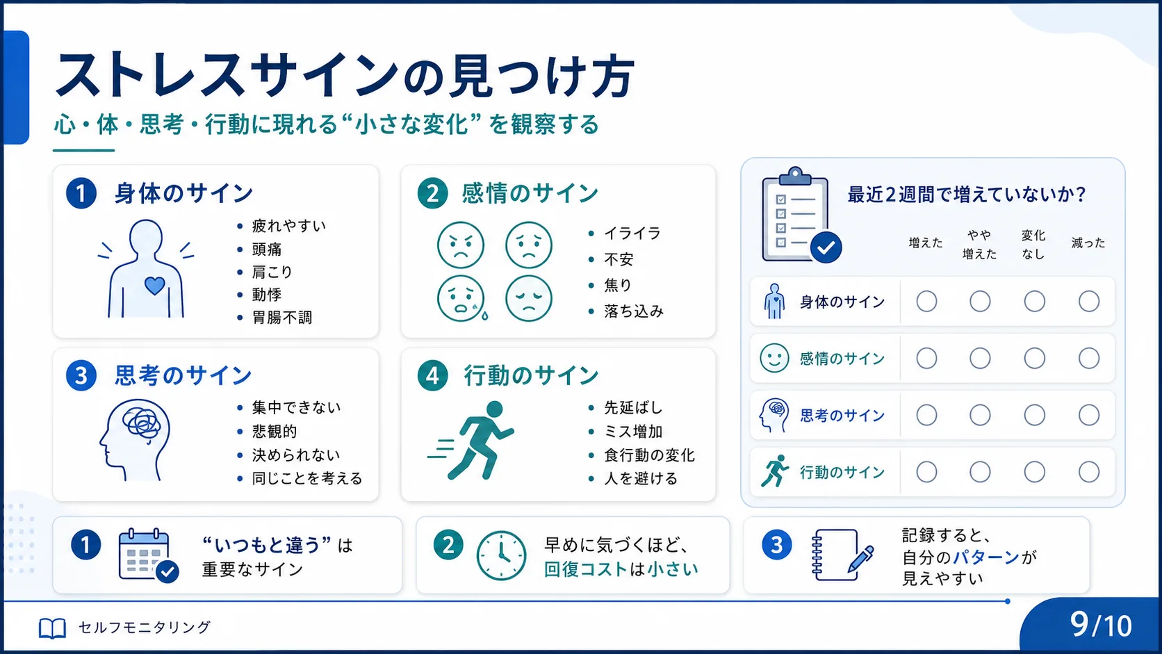 ストレスサインの見つけ方