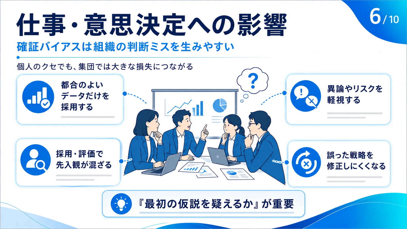 仕事・意思決定への影響