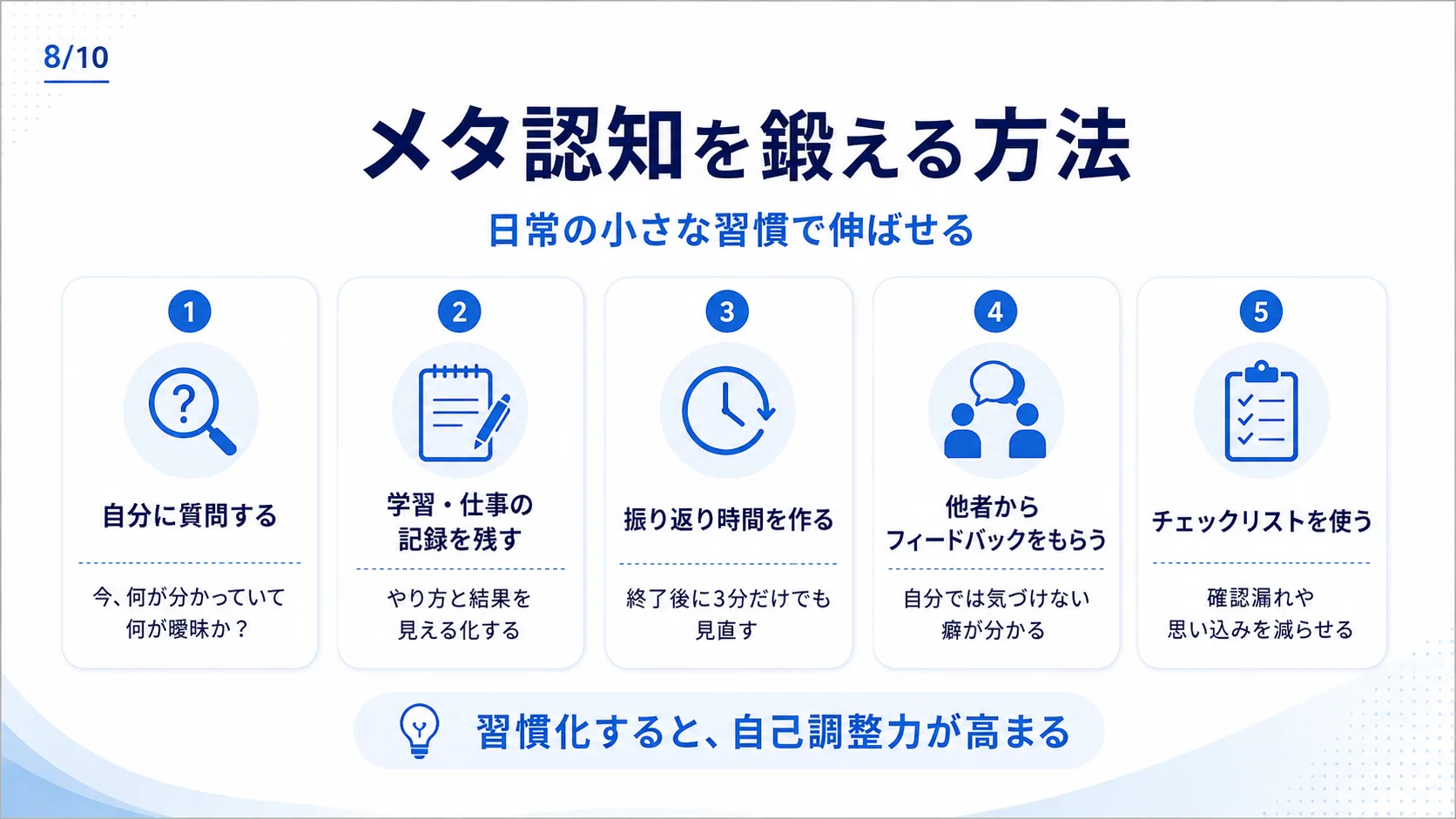 メタ認知を鍛える方法