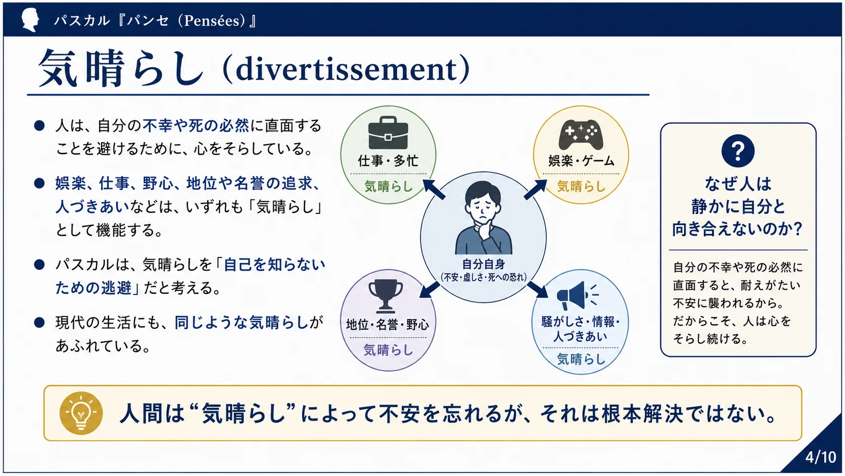 気晴らし（divertissement）
