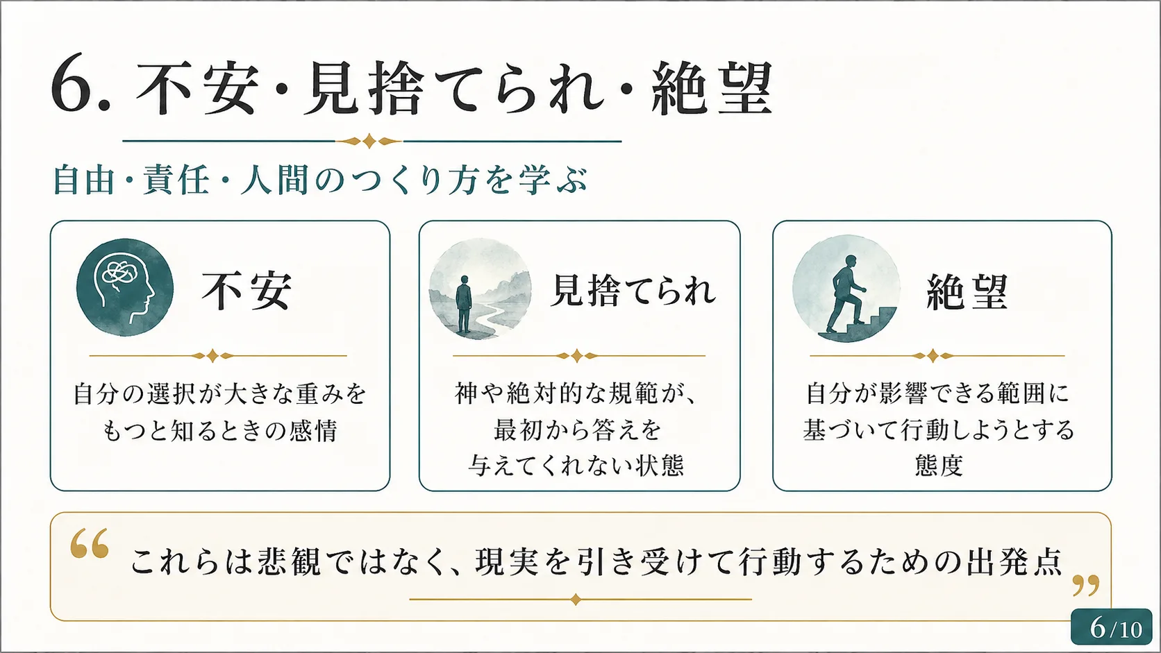 不安・見捨てられ・絶望