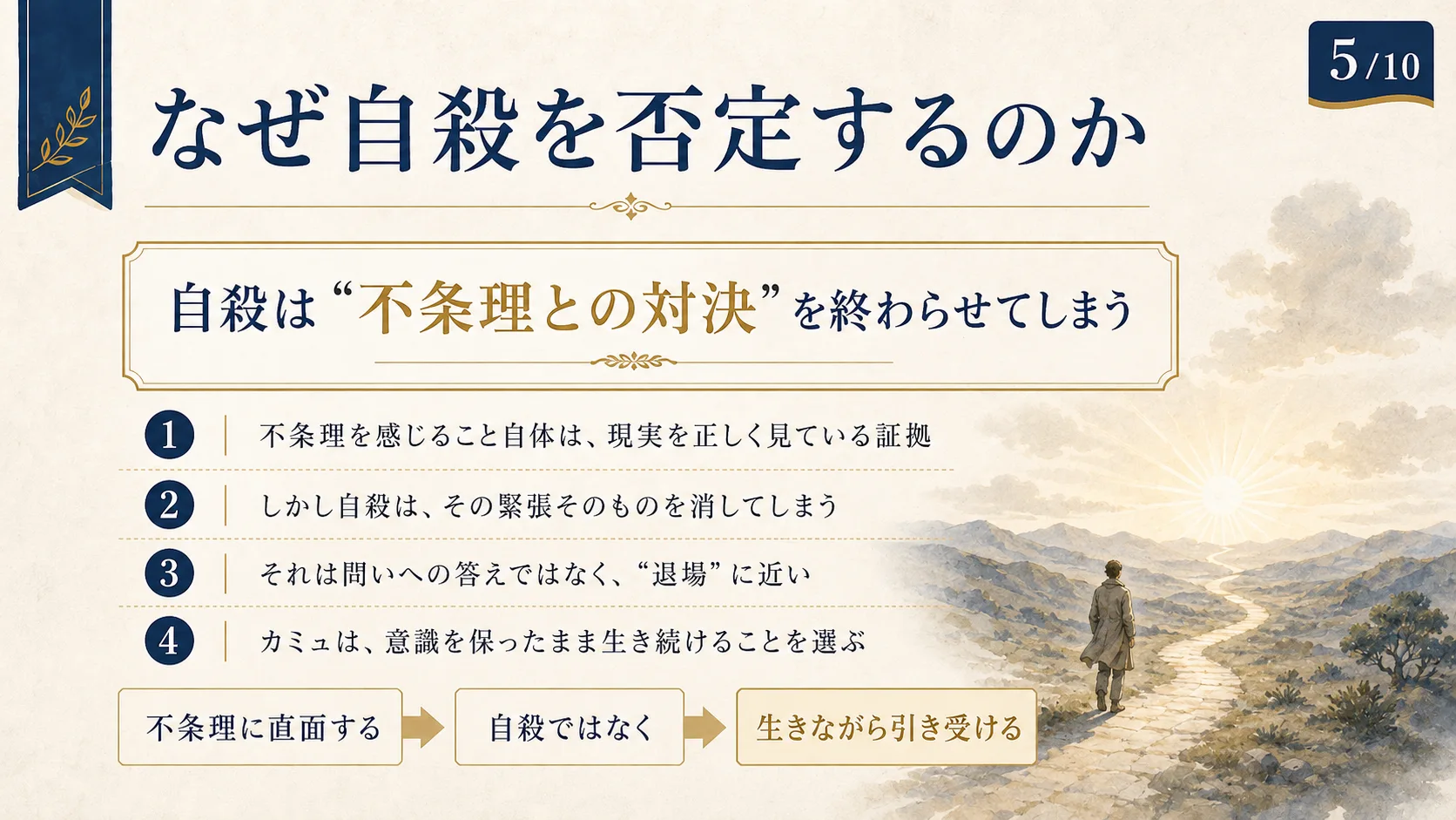 なぜ自殺を否定するのか
