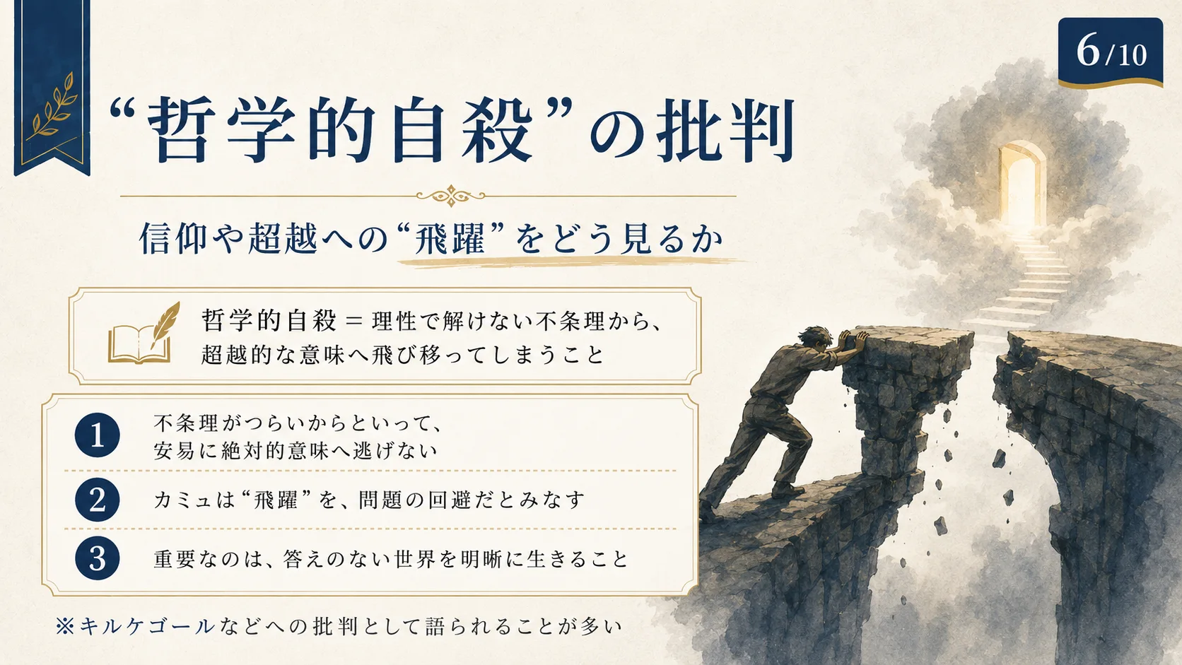「哲学的自殺」の批判