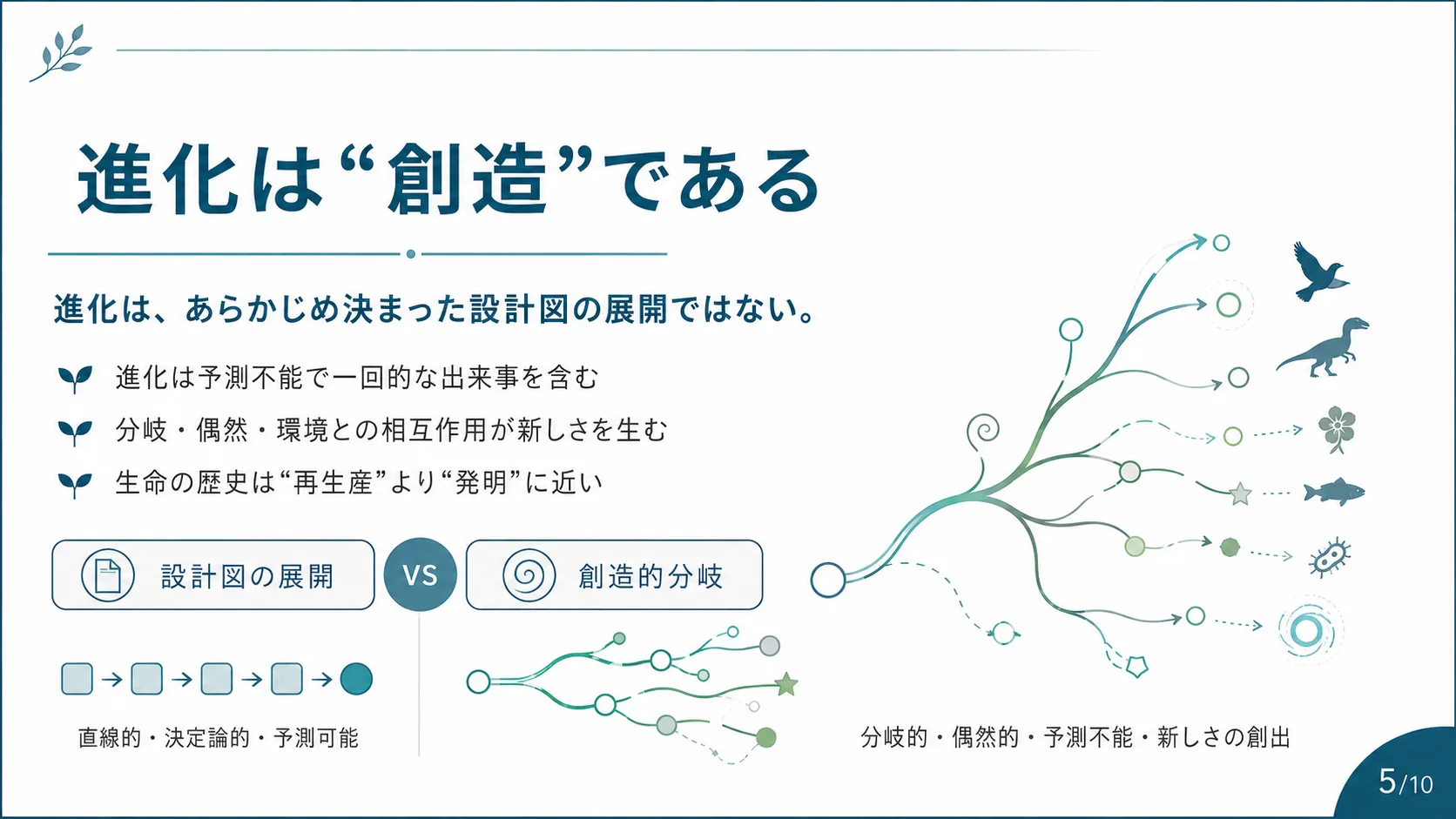 進化は「創造」である