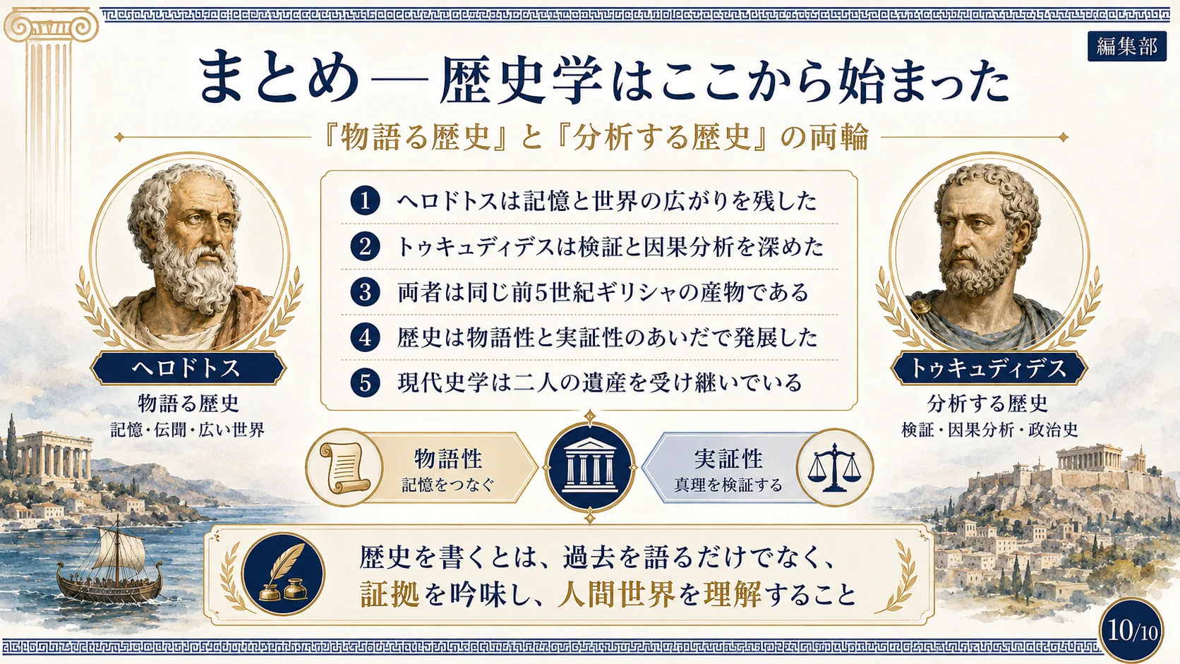 まとめ—歴史学はここから始まった