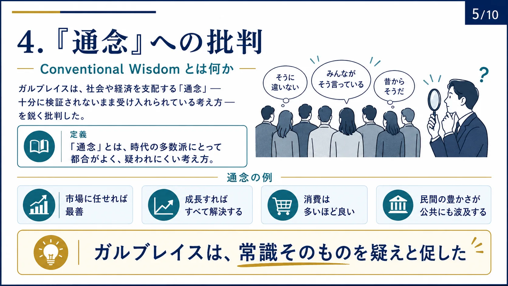 「通念」への批判