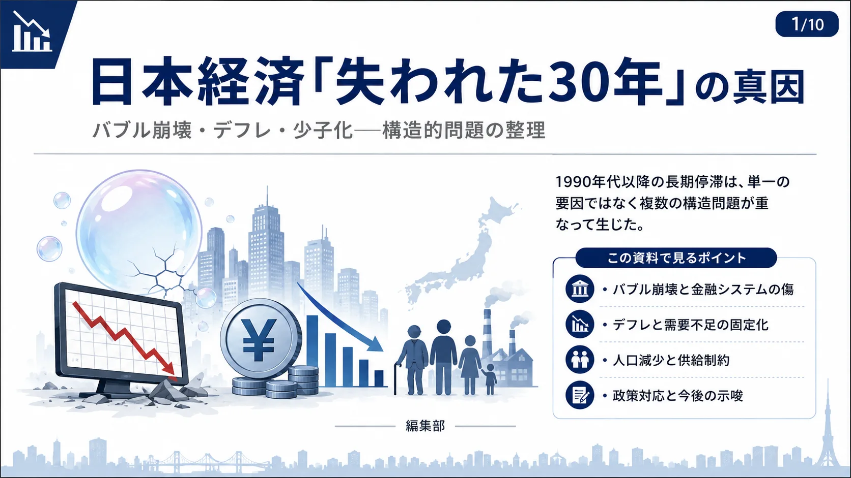 日本経済「失われた30年」の真因