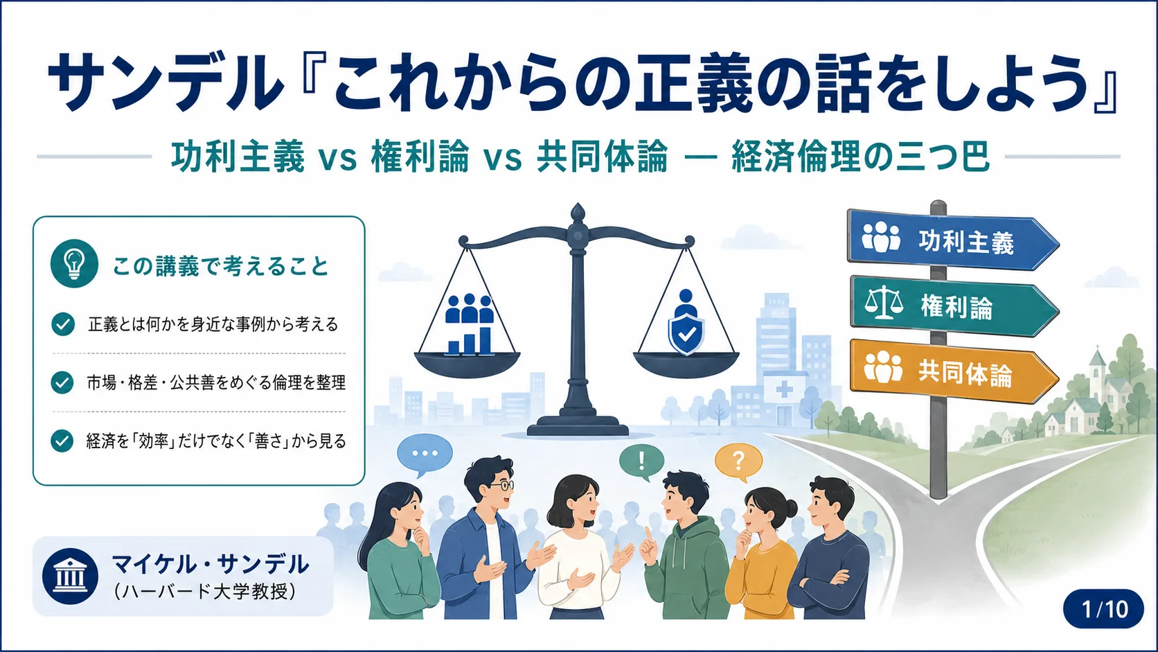 サンデル「これからの正義の話をしよう」